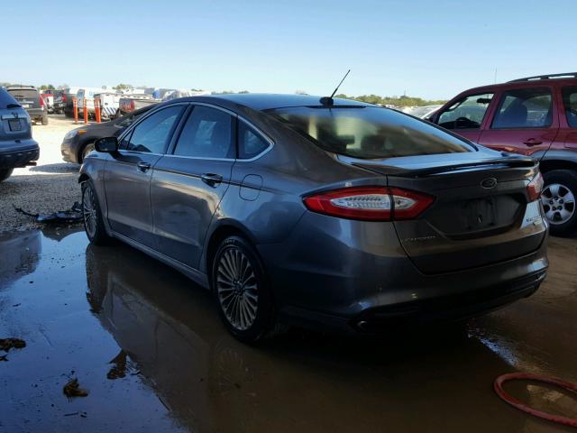 3FA6P0K90ER138152 - 2014 FORD FUSION TIT SILVER photo 3