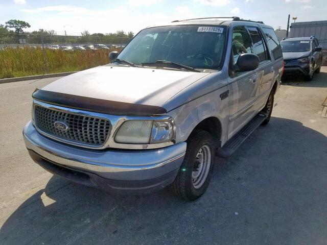 1FMRU15W01LB35456 - 2001 FORD EXPEDITION SILVER photo 2
