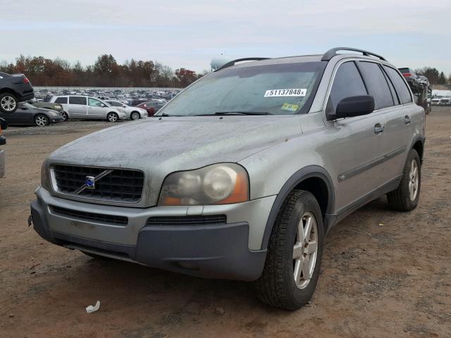 YV1CZ592651147424 - 2005 VOLVO XC90 SILVER photo 2