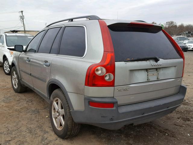 YV1CZ592651147424 - 2005 VOLVO XC90 SILVER photo 3