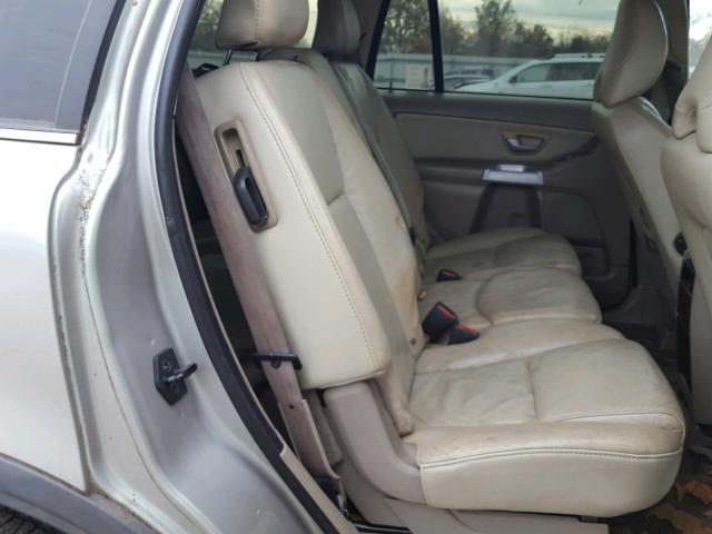 YV1CZ592651147424 - 2005 VOLVO XC90 SILVER photo 6