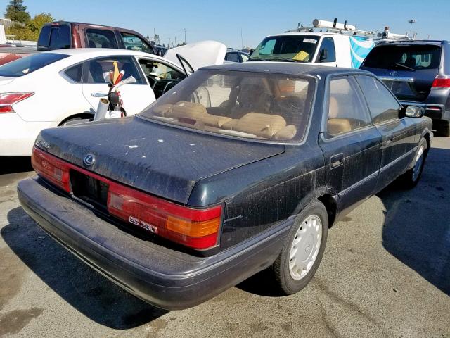 JT8VV22T0L0121074 - 1990 LEXUS ES 250 GREEN photo 4