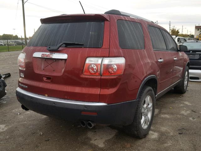 1GKKRPED1BJ337698 - 2011 GMC ACADIA SLE MAROON photo 4