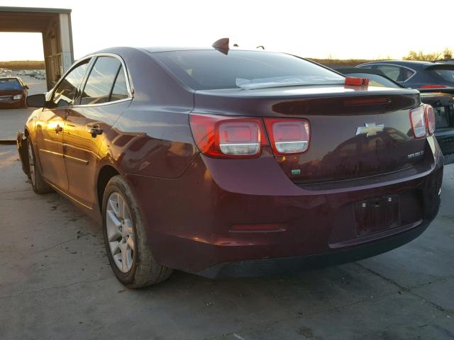 1G11C5SL6FF309325 - 2015 CHEVROLET MALIBU 1LT ბურგუნდია ფოტო 3