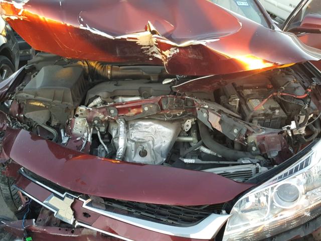 1G11C5SL6FF309325 - 2015 CHEVROLET MALIBU 1LT ბურგუნდია ფოტო 7