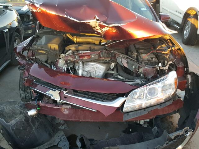 1G11C5SL6FF309325 - 2015 CHEVROLET MALIBU 1LT ბურგუნდია ფოტო 9
