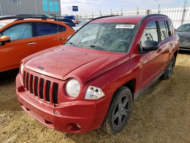 1J4NT4FB5AD551428 - 2010 JEEP COMPASS SP RED photo 2