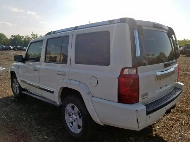 1J8HG582X6C328902 - 2006 JEEP COMMANDER WHITE photo 3