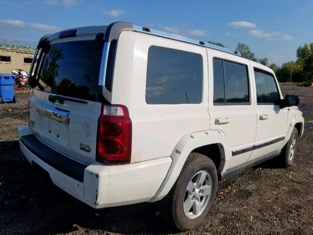 1J8HG582X6C328902 - 2006 JEEP COMMANDER WHITE photo 4