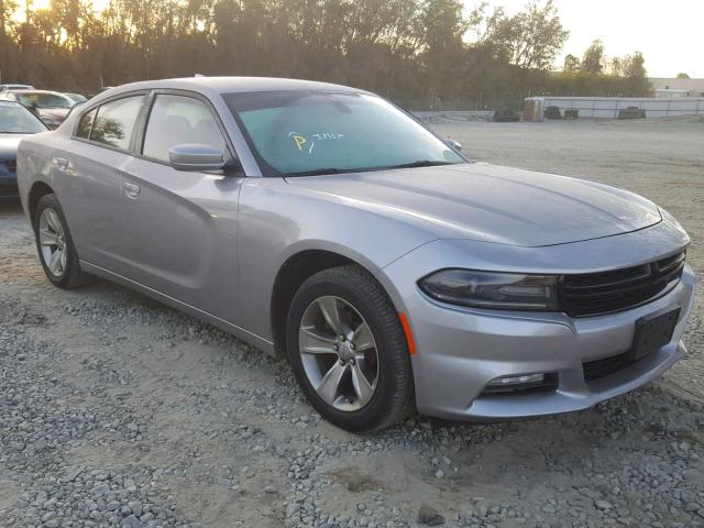 2C3CDXHG6FH794605 - 2015 DODGE CHARGER SX SILVER photo 1