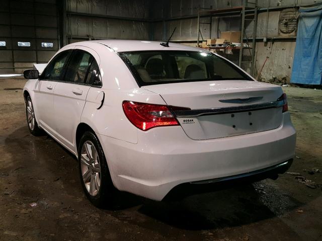 1C3CCBBB2CN171164 - 2012 CHRYSLER 200 TOURIN WHITE photo 3