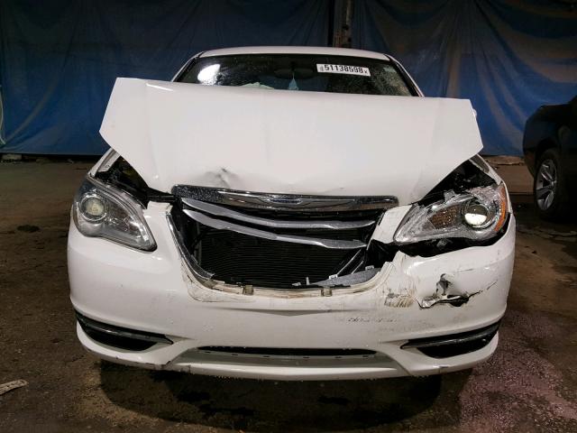 1C3CCBBB2CN171164 - 2012 CHRYSLER 200 TOURIN WHITE photo 9