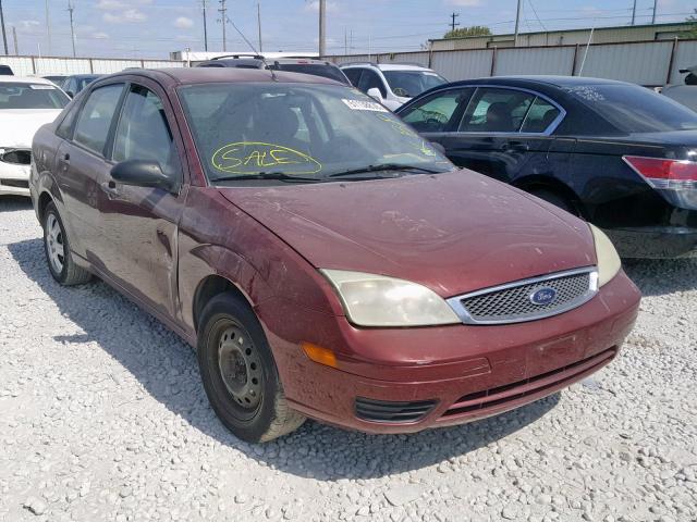 1FAFP34N77W139925 - 2007 FORD FOCUS ZX4 RED photo 1