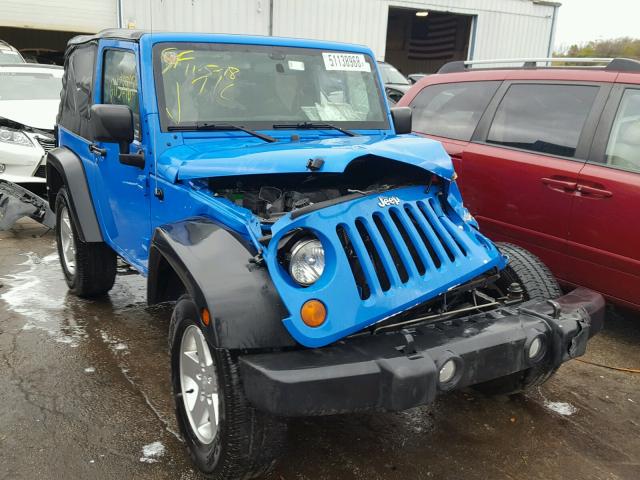 1J4AA2D13BL628095 - 2011 JEEP WRANGLER S BLUE photo 1