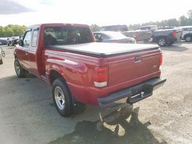 1FTYR14V6YPB30131 - 2000 FORD RANGER SUP RED photo 3