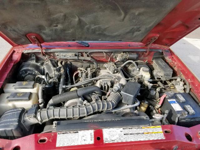 1FTYR14V6YPB30131 - 2000 FORD RANGER SUP RED photo 7