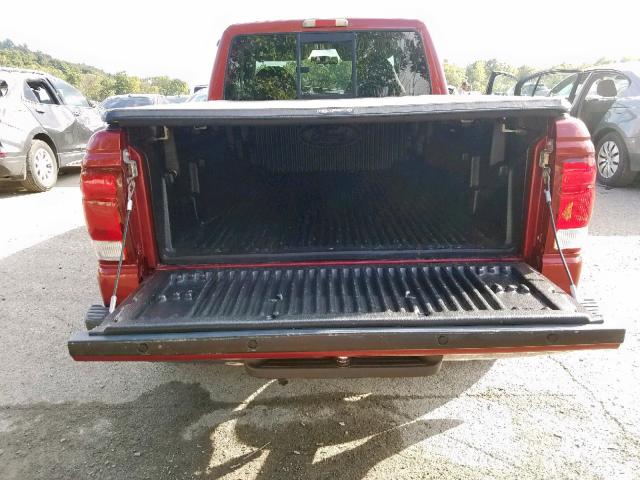 1FTYR14V6YPB30131 - 2000 FORD RANGER SUP RED photo 9