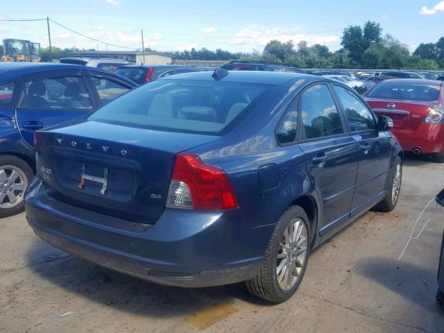 YV1390MS4A2489842 - 2010 VOLVO S40 2.4I BLUE photo 4