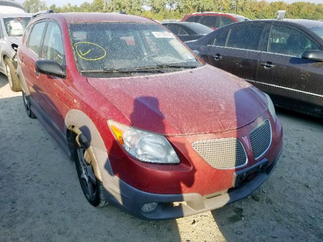 5Y2SL65857Z417010 - 2007 PONTIAC VIBE RED photo 1