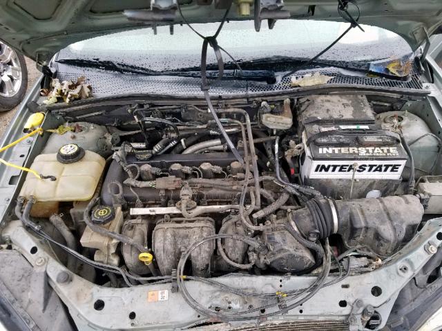 1FAHP34N86W186209 - 2006 FORD FOCUS ZX4 SILVER photo 7