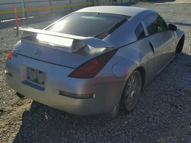 JN1AZ34E23T008642 - 2003 NISSAN 350Z COUPE SILVER photo 4