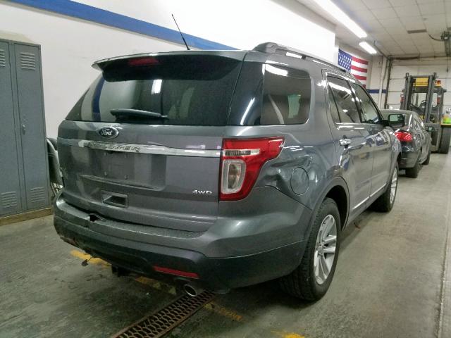 1FM5K8D83DGC83114 - 2013 FORD EXPLORER X CHARCOAL photo 4