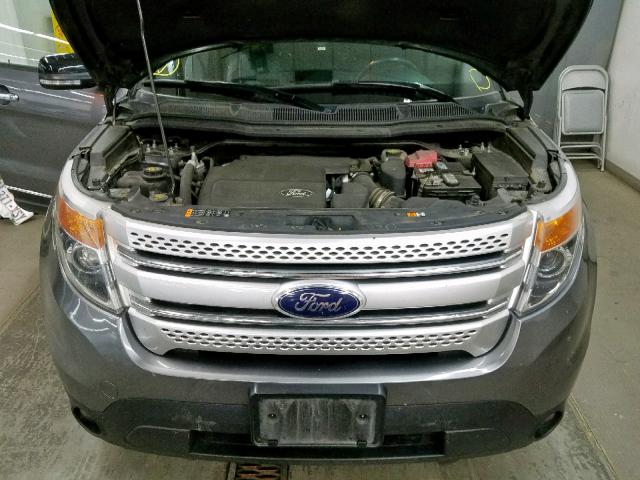 1FM5K8D83DGC83114 - 2013 FORD EXPLORER X CHARCOAL photo 7