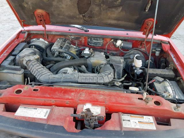 4F4CR16U1RTM57342 - 1994 MAZDA B3000 CAB RED photo 7