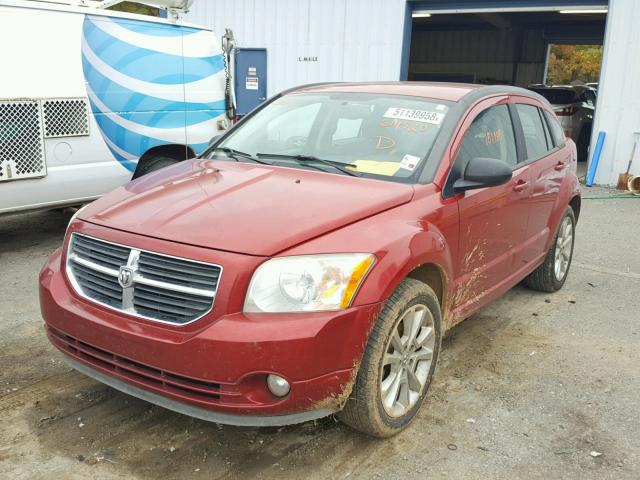 1B3CB5HA2AD614920 - 2010 DODGE CALIBER HE RED photo 2