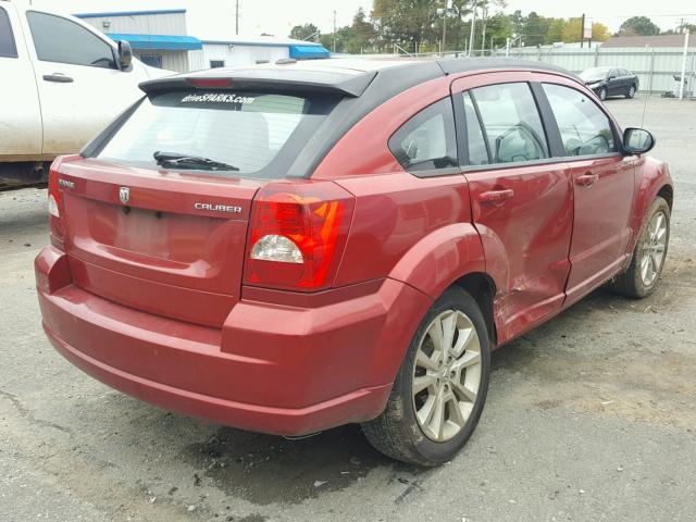 1B3CB5HA2AD614920 - 2010 DODGE CALIBER HE RED photo 4