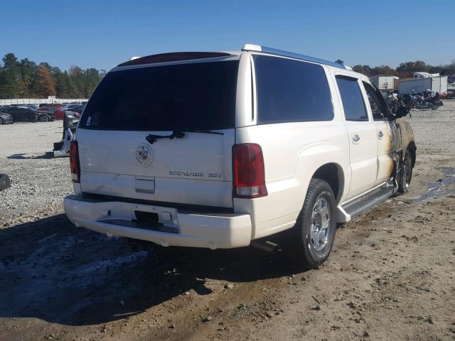 3GYFK66N43G214672 - 2003 CADILLAC ESCALADE E WHITE photo 4