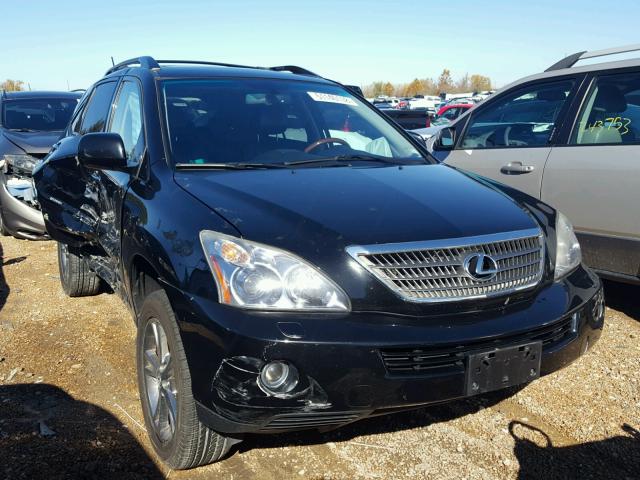 JTJHW31U482057612 - 2008 LEXUS RX 400H BLACK photo 1