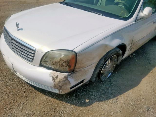 1G6KD54Y95U143770 - 2005 CADILLAC DEVILLE CREAM photo 9