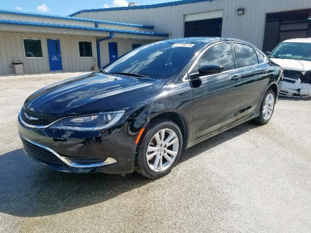 1C3CCCAB8GN137274 - 2016 CHRYSLER 200 LIMITE BLACK photo 2