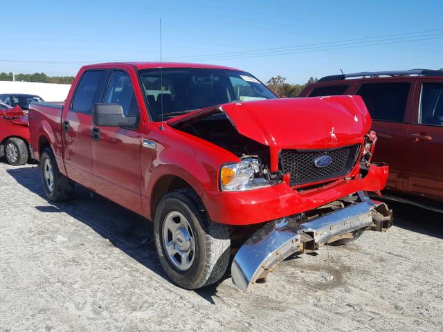 1FTRW12W65KE70171 - 2005 FORD F150 SUPER RED photo 1