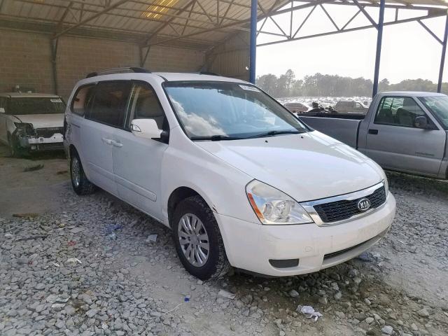 KNDMG4C72B6364501 - 2011 KIA SEDONA LX WHITE photo 1