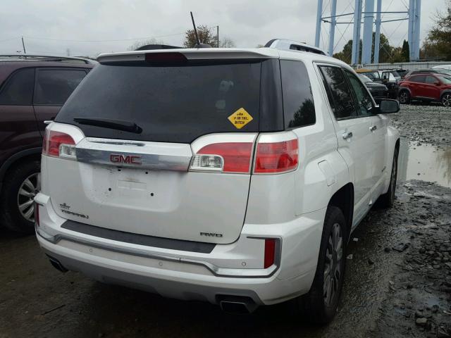 2GKFLVE30G6148575 - 2016 GMC TERRAIN DE WHITE photo 4