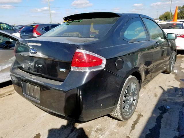 1FAHP33N69W144742 - 2009 FORD FOCUS SES BLACK photo 4