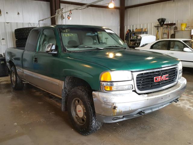 2GTEK19T0X1506123 - 1999 GMC NEW SIERRA GREEN photo 1