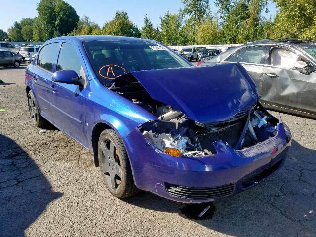 1G1AL55F377253703 - 2007 CHEVROLET COBALT LT BLUE photo 1