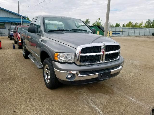 1D7HU18N95J526194 - 2005 DODGE RAM 1500 S GRAY photo 1