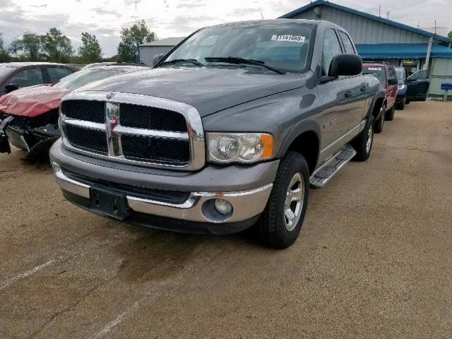 1D7HU18N95J526194 - 2005 DODGE RAM 1500 S GRAY photo 2