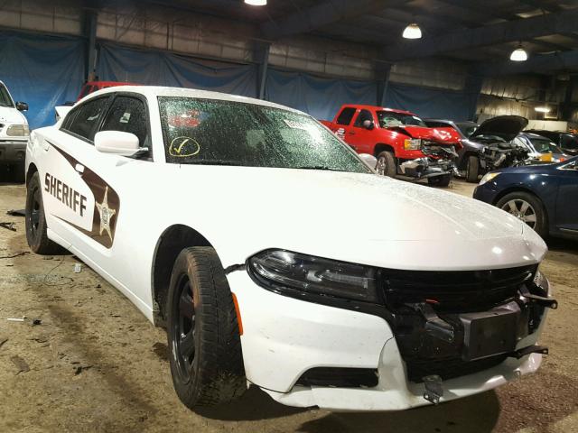 2C3CDXAT4FH827785 - 2015 DODGE CHARGER PO WHITE photo 1