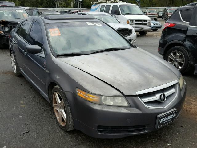 19UUA66255A065410 - 2005 ACURA TL GRAY photo 1