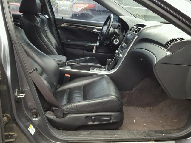 19UUA66255A065410 - 2005 ACURA TL GRAY photo 5