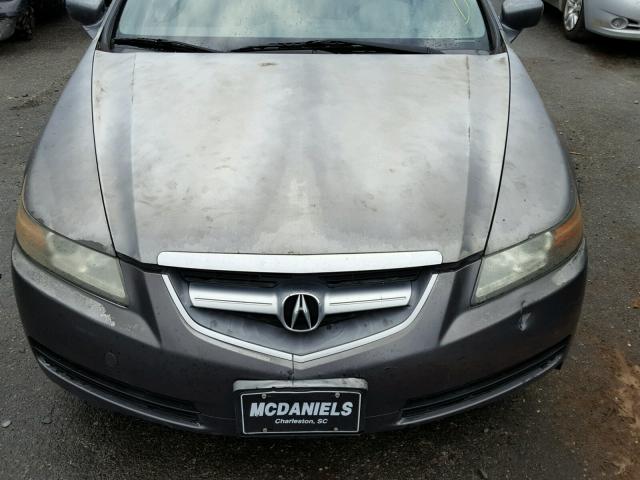 19UUA66255A065410 - 2005 ACURA TL GRAY photo 9