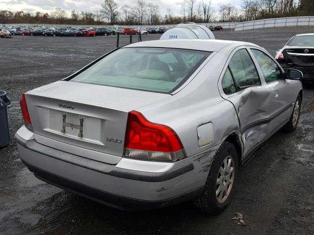 YV1RS61RX12044296 - 2001 VOLVO S60 SILVER photo 4