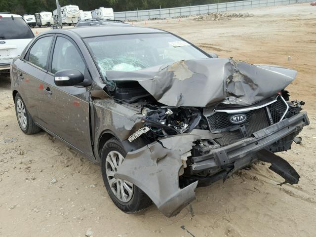 KNAFU4A29A5861569 - 2010 KIA FORTE EX GRAY photo 1