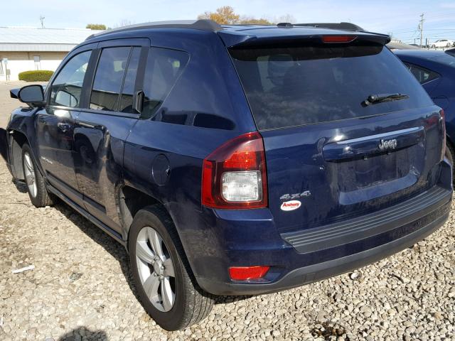 1C4NJDBB9GD782486 - 2016 JEEP COMPASS SP 蓝色 照片 3