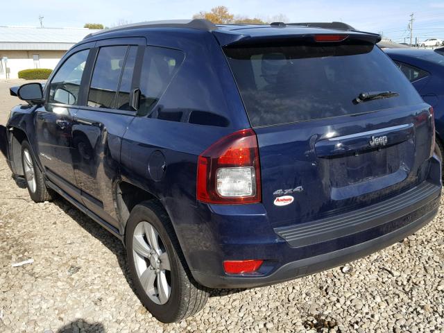 1C4NJDBB9GD782486 - 2016 JEEP COMPASS SP BLUE photo 3